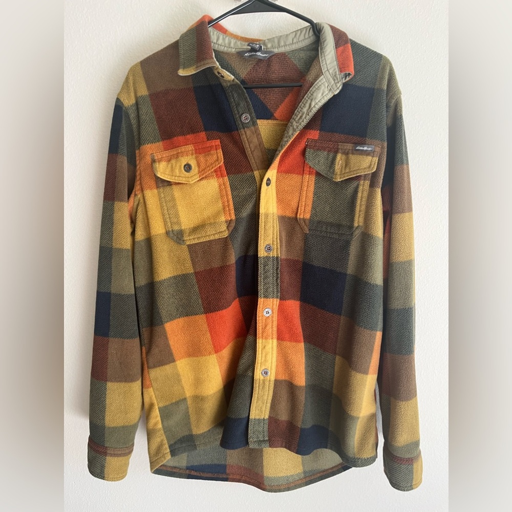 Eddie Bauer Multi-colored Flannel